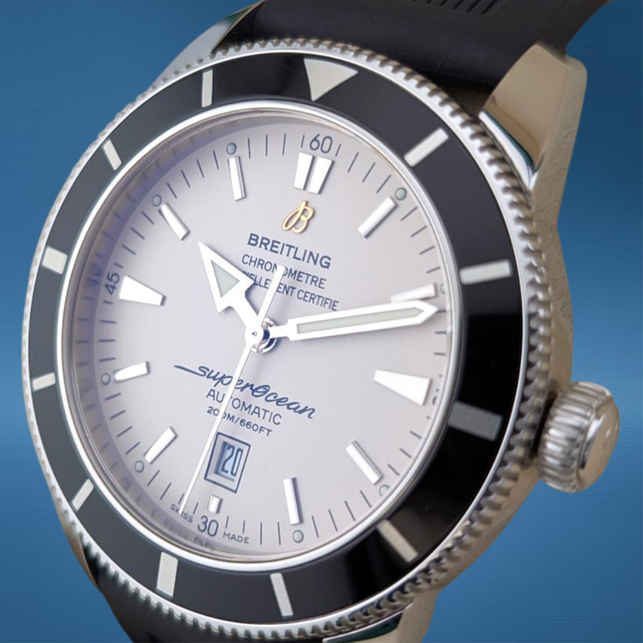 Breitling A17320 Superocean Heritage 46 Silver Dial 46mm 2010 WxO