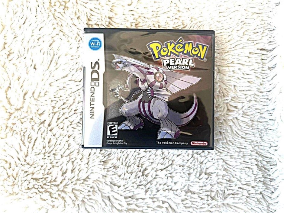 Pokémon Pearl DS Cartridge w/ Case & Manual – Tested Working