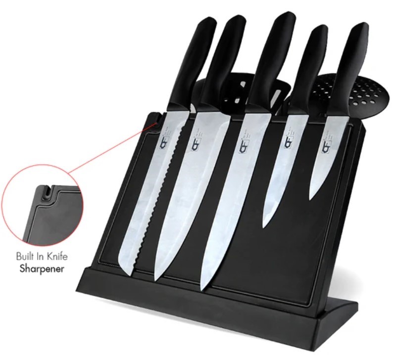 CF 10-Piece High Quality Kitchen Knives, DF-1056. 
 