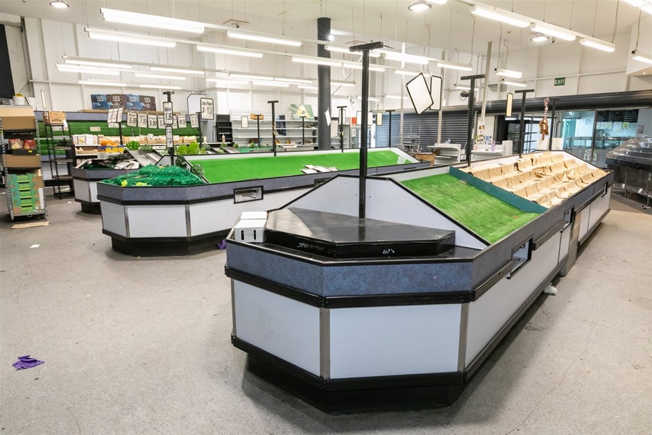 Fruit Display Shelving Units (Qty x3)