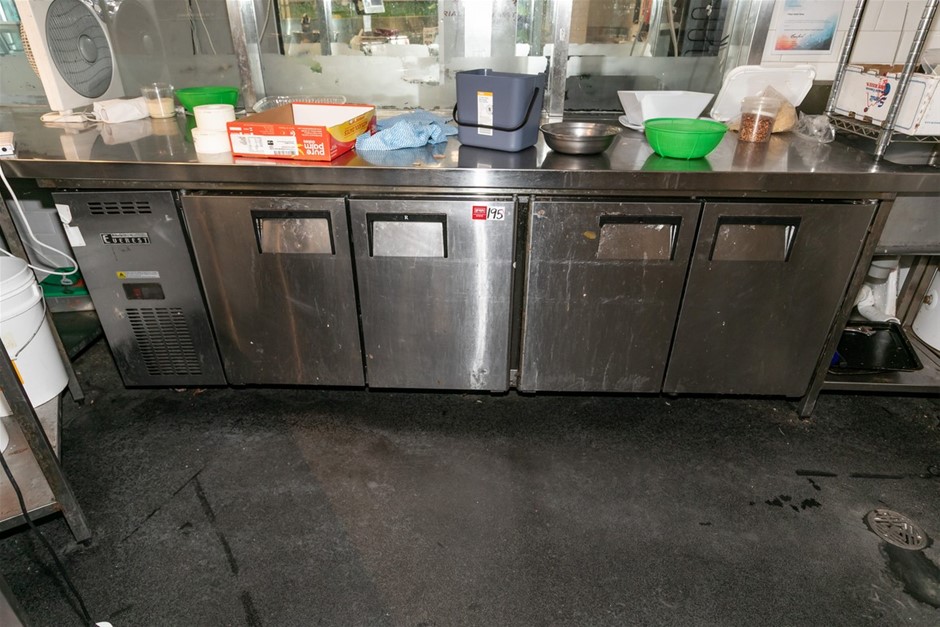 Everest B240C-4RRRS-E Under Bench 4 Door Refrigerator