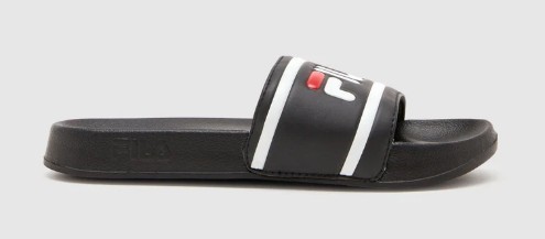 FILA Unisex Adult's Slide , Black, 3 US