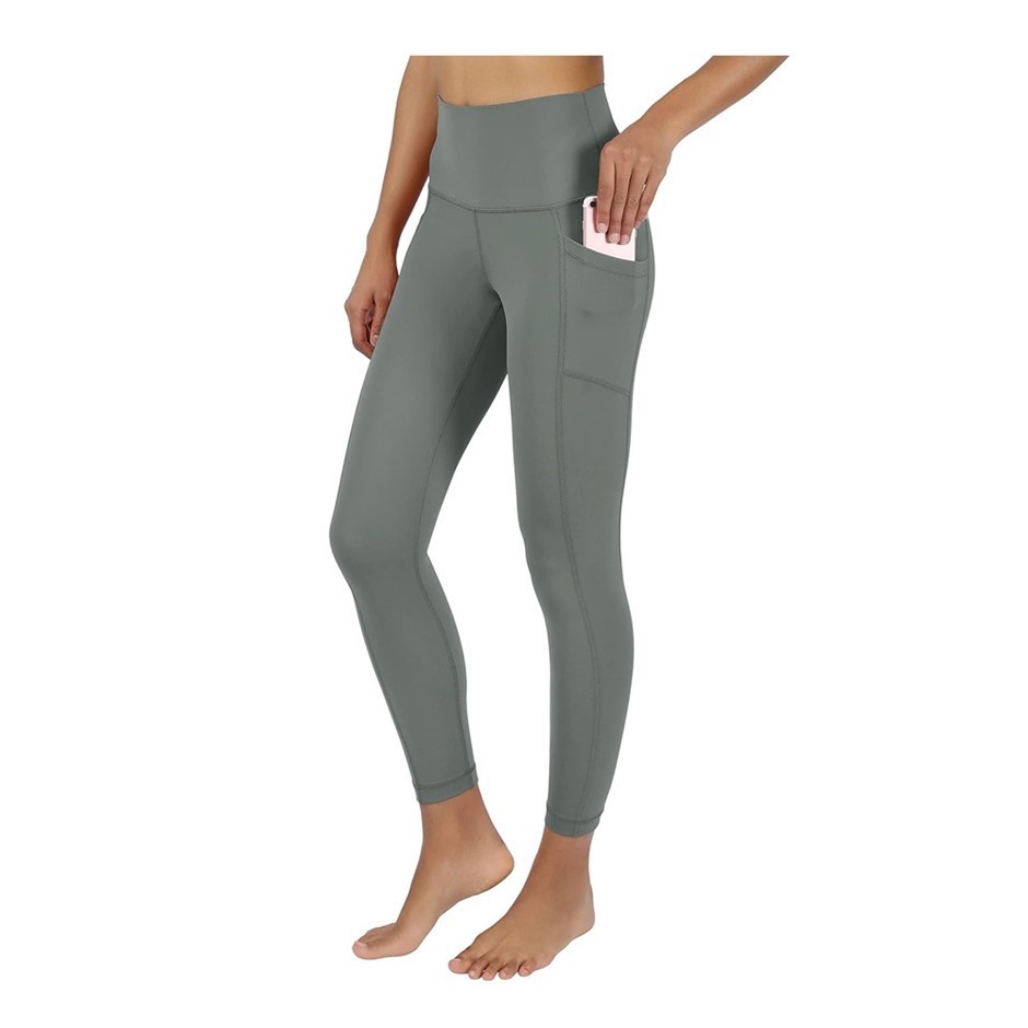 3 x 90DEGREE Women's Leggings, Size XS, 75% Nylon, Mulled Basil. Buyers No