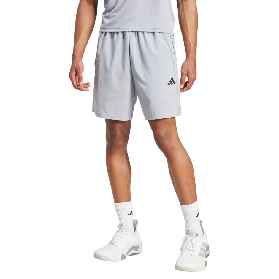 ADIDAS Men's TR-ES Woven Shorts, Size AU M 7", HaloSilver/Black, JX2716. B