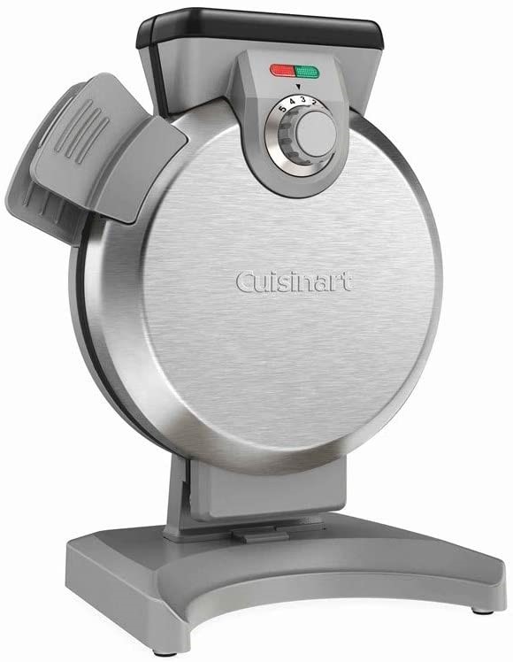 CUISINART Waffle Maker, Silver, 16.5 x 30.5 x 19cm. Model WAF-V100A. NB: Mi