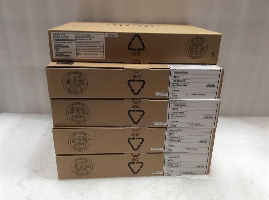 Cisco CP-8851 Mixed Model UC Phone - New (Lot of 5)