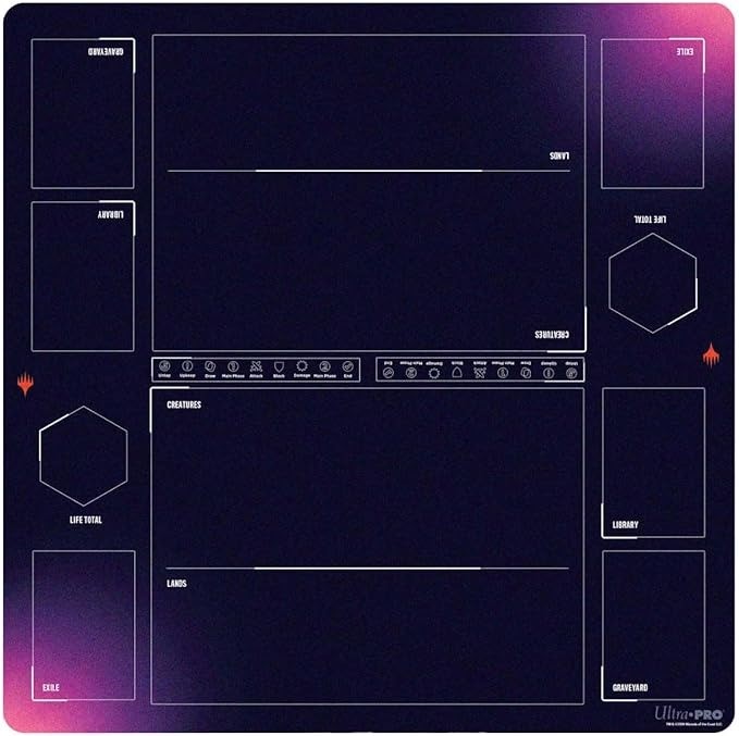 ULTRA PRO Foundations Learn to Play 2 Player Battlemat for Magic: The Gathe