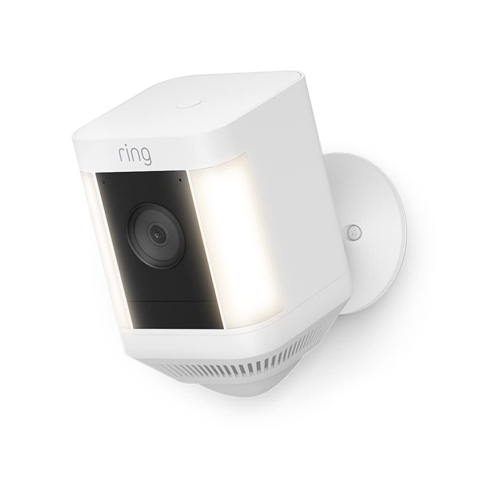 RING Spotlight Cam Plus Battery, 1080p HD Video, Two-Way Talk, Colour Night