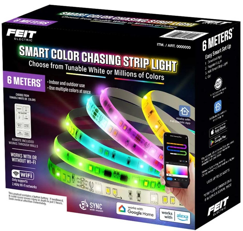 FEIT ELECTRIC Smart LED Striplight, 6m.
