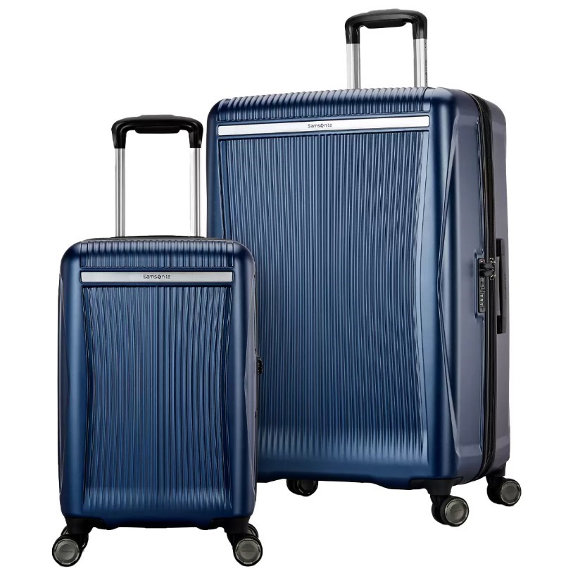 SAMSONITE Blackstone Hardside Expandable Spinner Luggage Set, 2 Piece, Larg