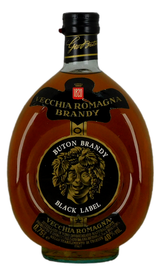 Vecchia Romagna Buton Brandy Black Label (1x 750mL)