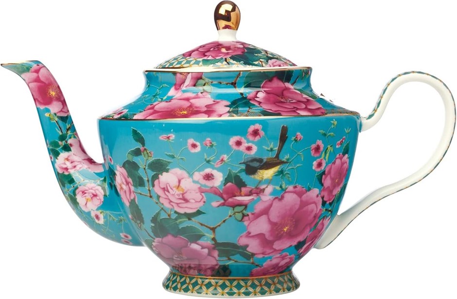 MAXWELL & WILLIAMS Teas & C's Silk Road Teapot with Infuser 1L Aqua
