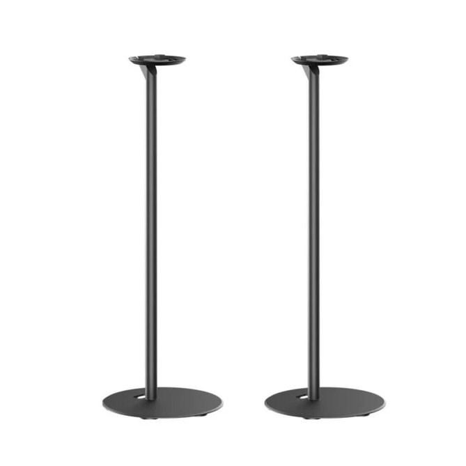 Goobay Speaker Stand for Sonos Era 100 (2 Pack, Black) – Adjustable Floor S
