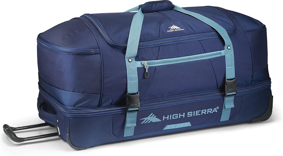 HIGH SIERRA Fairlead 34" Drop Bottom Wheeled Duffel 138039 Important Not