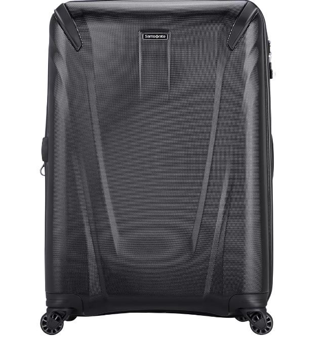 SAMSONITE Hyperspin Luggage, W 500 x H 738 x D 330 mm, Black. NB: minor use
