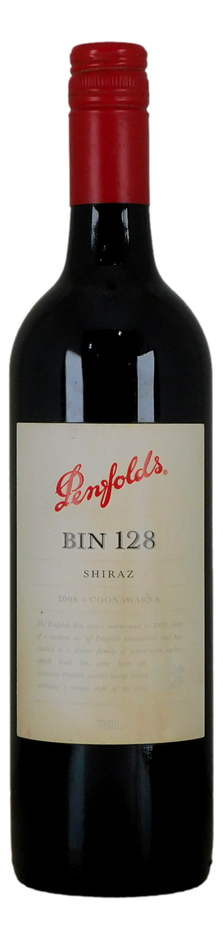 Penfolds Bin 128 2008 (1x 750mL), SA.