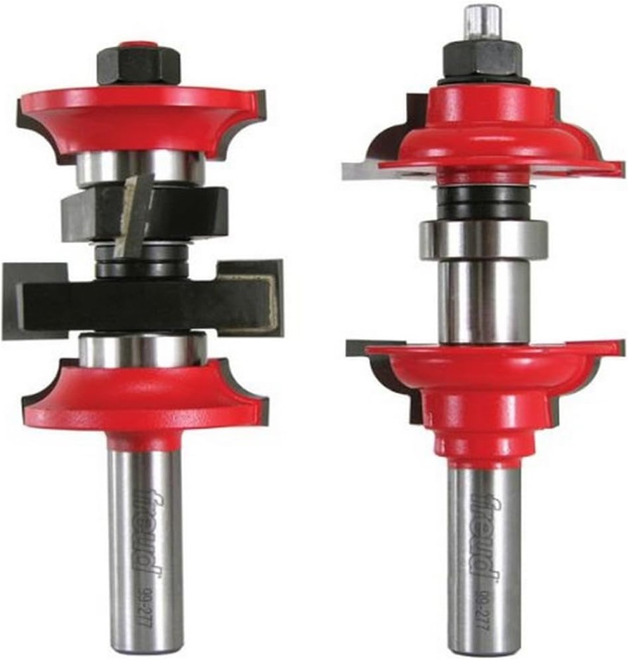 FreudFREUD 2pc Entry Door Router Bit System 2" & 2-1/4" Doors, Roundover St