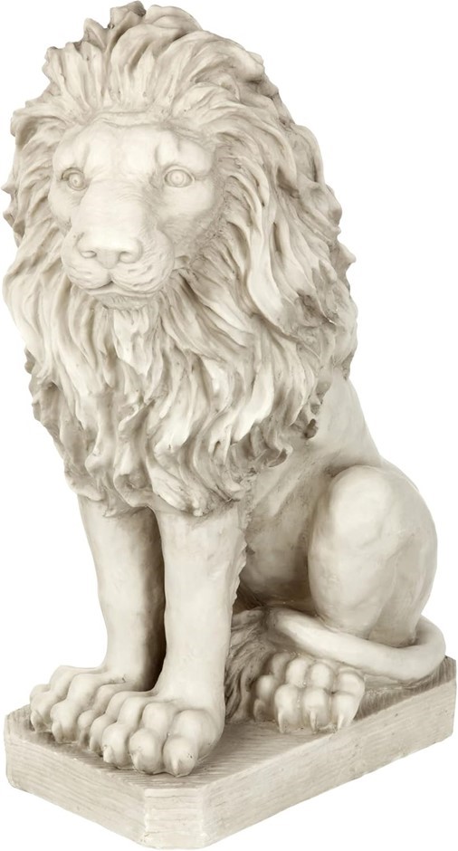Design Toscano SH4210 Mansfield Manor Lion Sentinel Statue