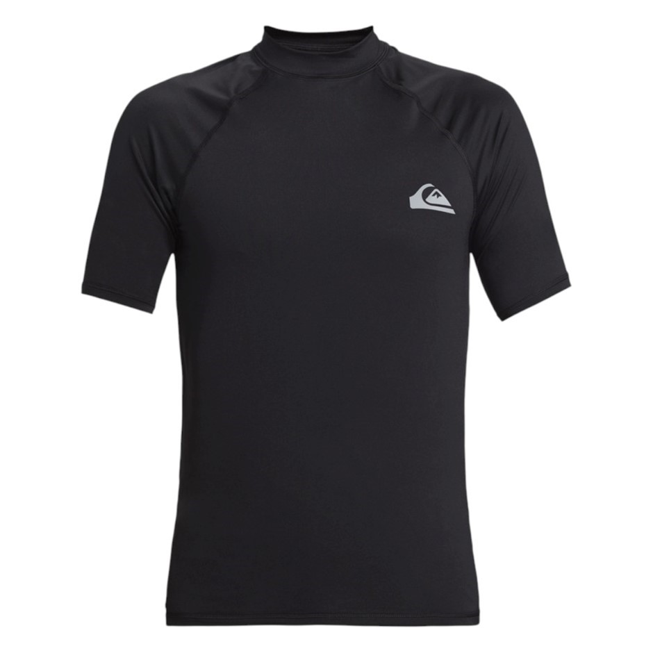 QUIKSILVER Men's UPF50 Everyday UV Rash, Size M, Black (KVJ0), AQYWR03130.