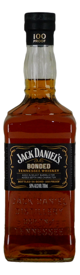 Jack Daniels Bonded 50% Tennessee Whiskey (1x 700mL), USA.