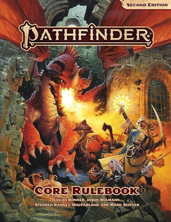 PATHFINDER Core Rulebook (P2), Hardcover. NB: Does Not Include the Game (Ru