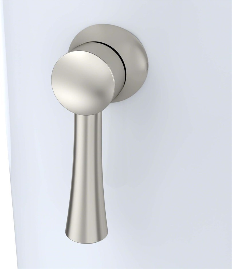 TOTON Trip Lever for Nexus Toilet, Brushed Nickel. Model THU164#B.