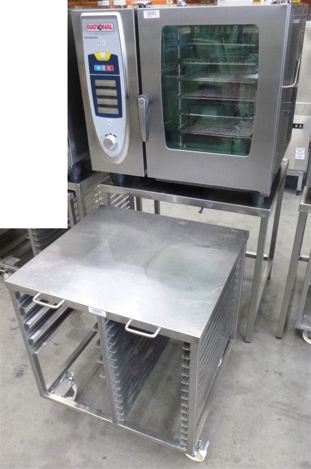 Rational Self Cooking Center 6 Tray Benchtop Stainless Steel Combi Oven