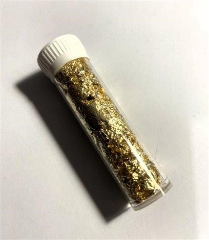 Vial full of Gold Leaf/Flake