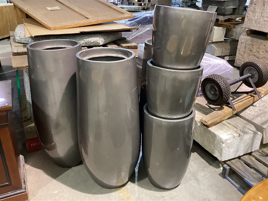 Grey Planter Pots