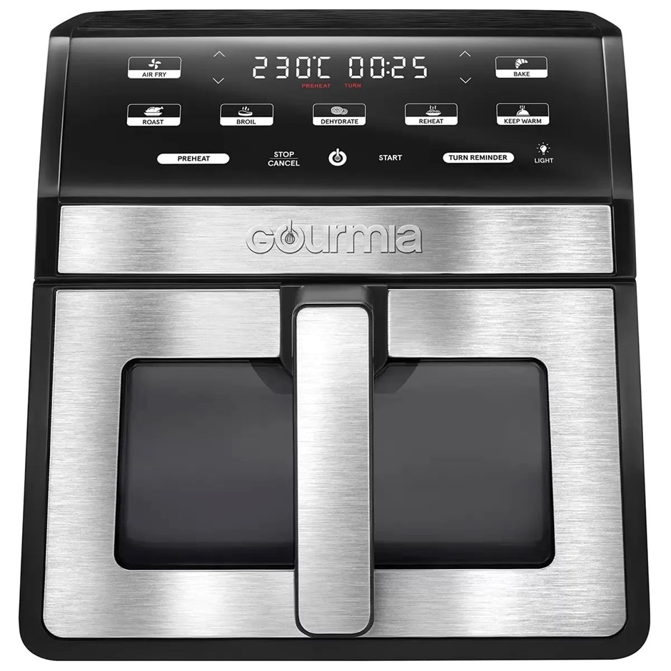 GOURMIA 7.6L Air Fryer, Black, Model GAF858. NB: Has been used, not in orig