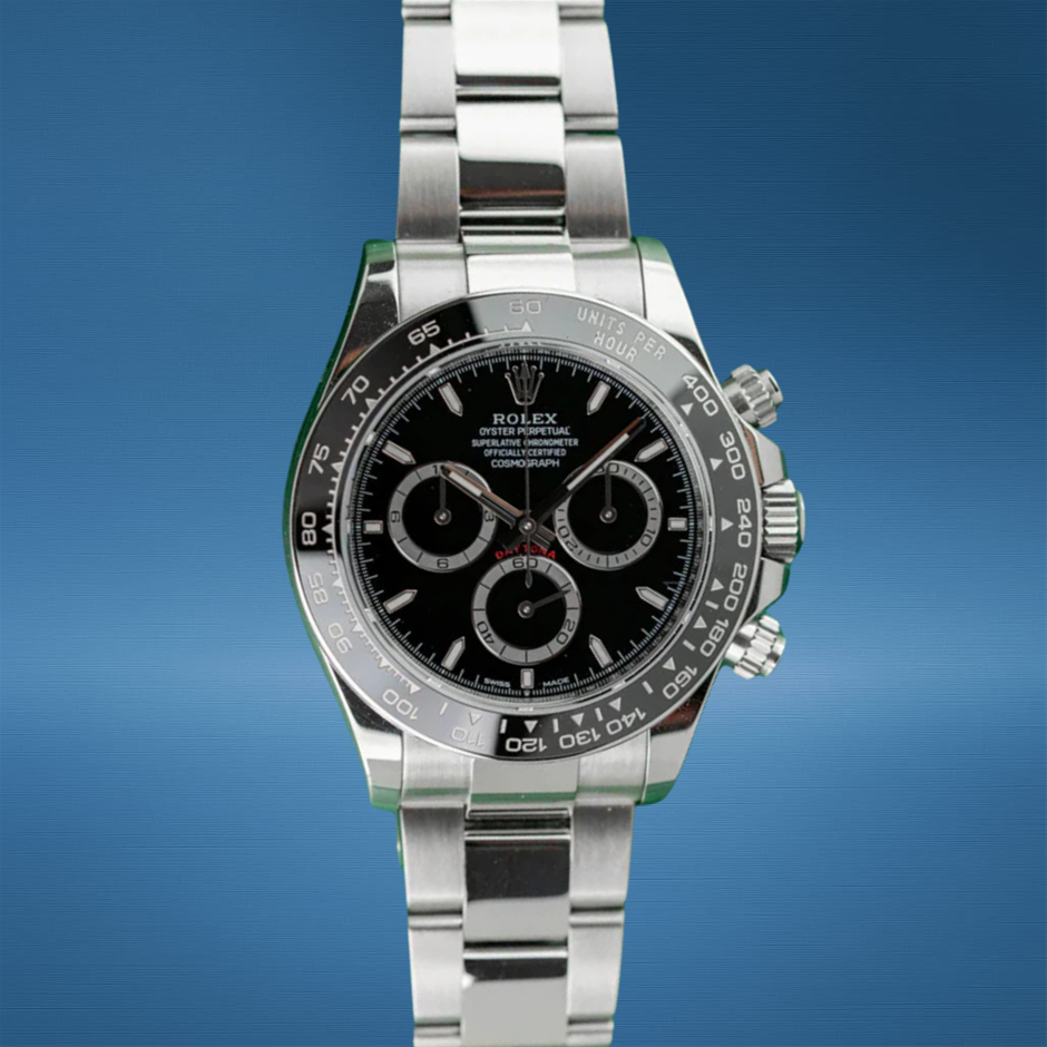 Rolex Daytona 126500LN Black Dial Stainless Steel 2023 Model BxP