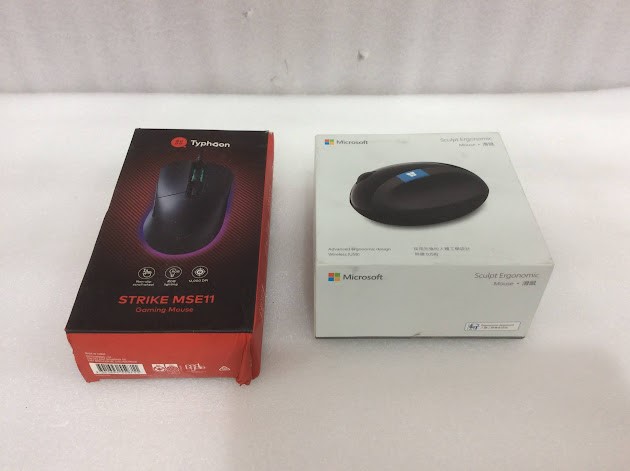 Typhoon Strike MSE11 Gaming&Microsoft Sculpt Ergonomic Mouse (Lot of 2)