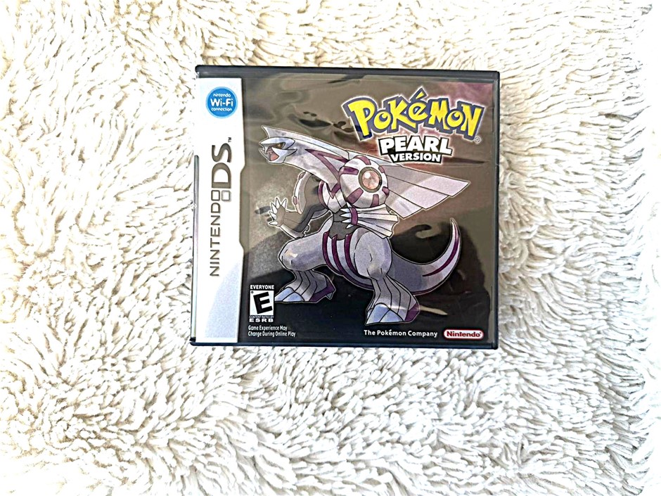 Pokémon Pearl DS Cartridge w/ Case & Manual – Tested Working