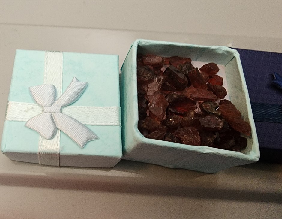 Red Natural Raw Earth Mined Garnets from Pacific Islands 50 Carat