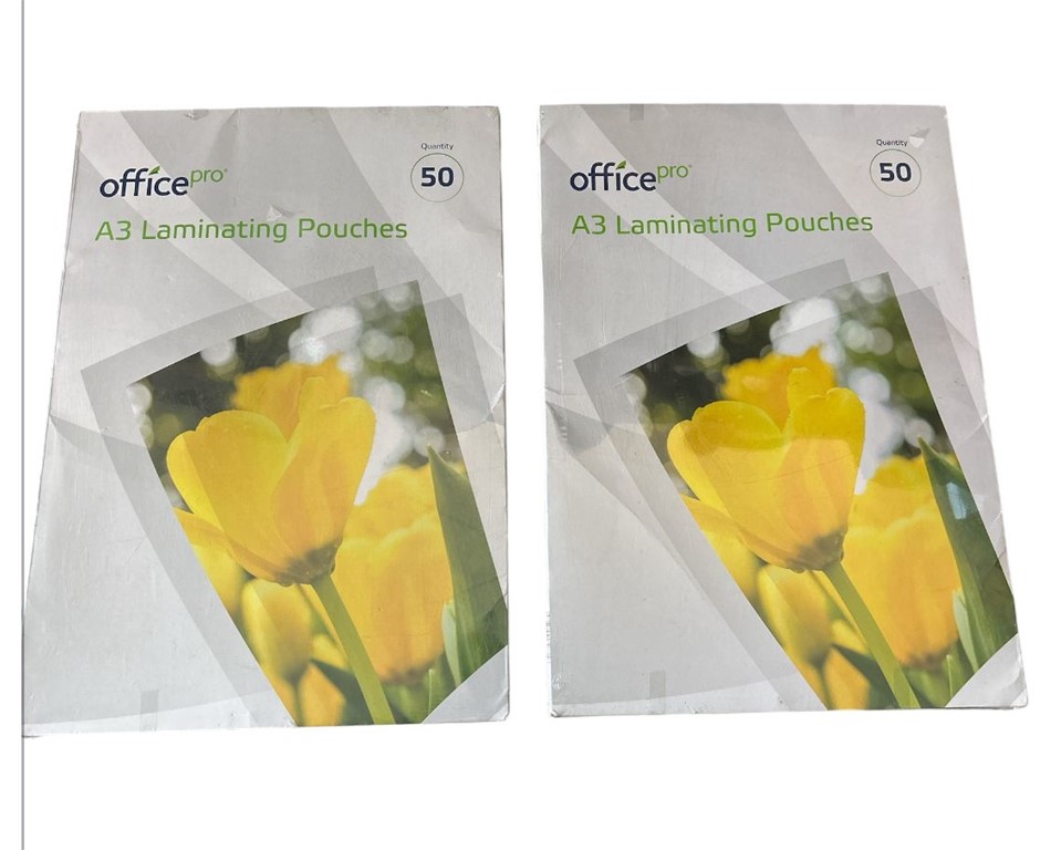 2x A3 Laminating Pouches (50 pcs each)