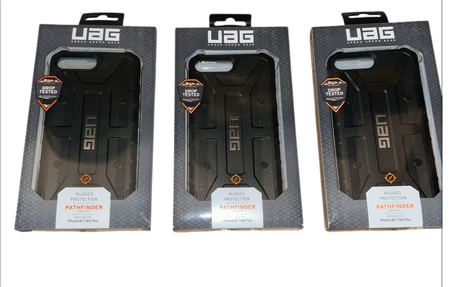 3x UAG Pathfinder Series iPhone 8/7/6s Plus Phone Cases