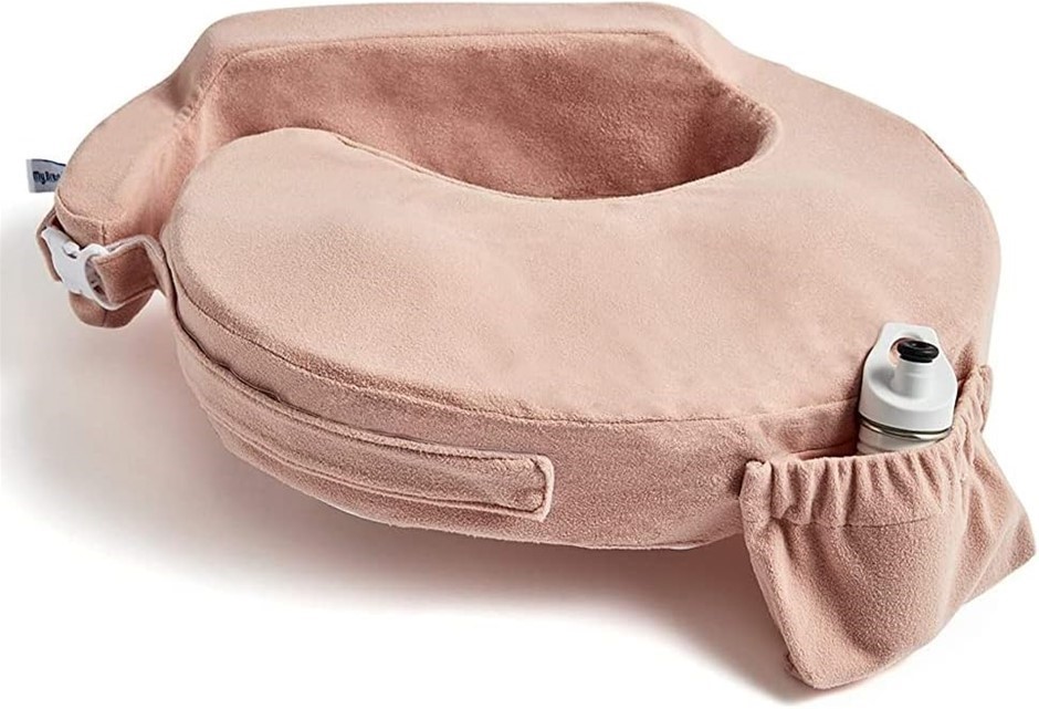 MY BREST FRIEND Deluxe Breastfeeding Pillow, Soft Rose.