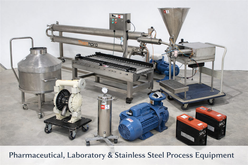 Unreserved Industrial Process, Packaging & Lab Equipment 
