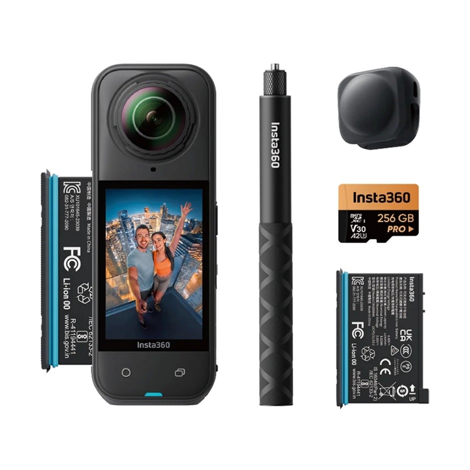 Insta360 X5 - 8K 360° Action Camera Bundle.  Buyers Note - Discount Freight