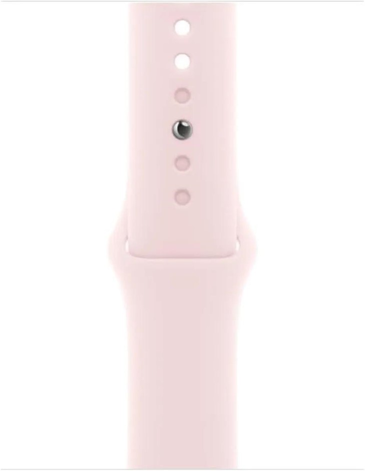APPLE Light Pink Sports Band, 45mm M/L. (Watch Not Included). Buyers Note