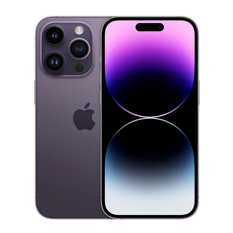 APPLE iPhone 14 Pro (128GB) - Deep Purple, Model: MQ0G3ZP/A. S/N: HJX0YQR90