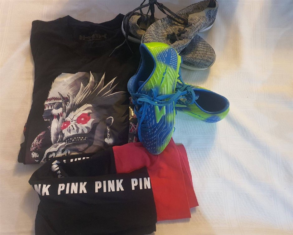 Kids Street Fashion Shirt , pants , and Shoes Used