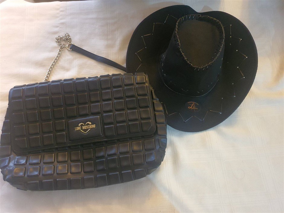 Moschino Shoulder bag and Zaamaro Hut Almost new. Others