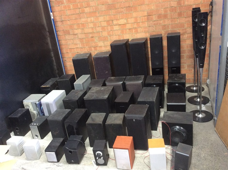 Mixed Brand Speaker And Subwoofer Audio Systems