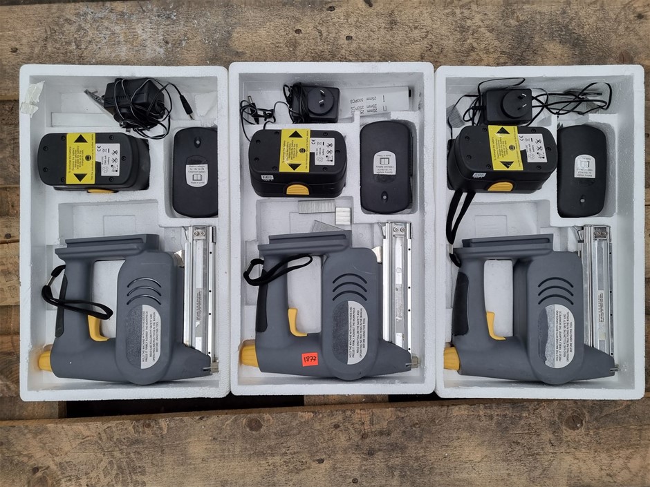 18V DC Cordless Nail Gun x 3 units