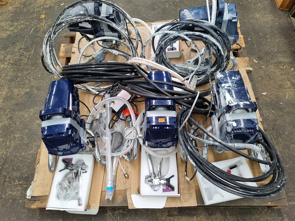 Airless Spray Station 1100W x 5 units