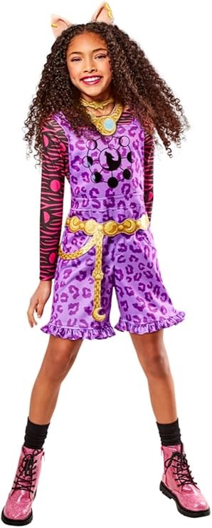 Rubie's Clawdeen Wolf Deluxe Costume for Kids - Monster High, Size 3-5 yrs.