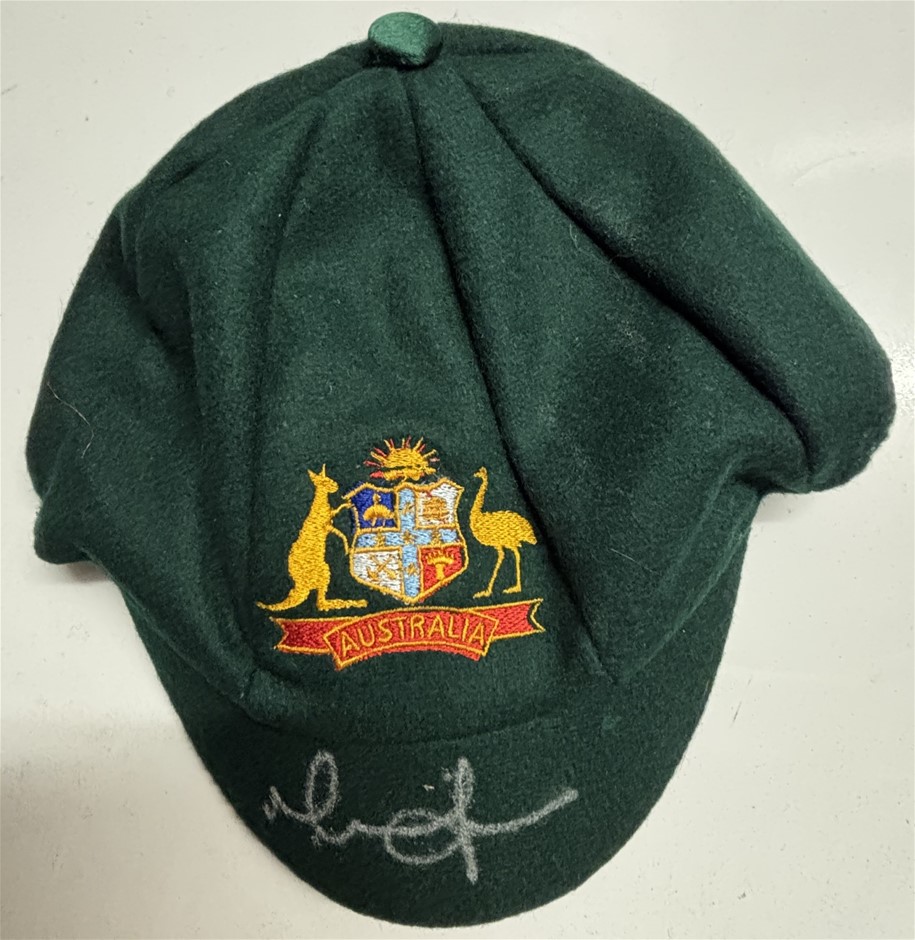 MITCHELL JOHNSON SIGNED TEST CAP