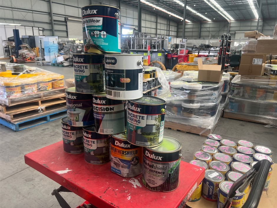 Assorted 4Lt Tins of Paint
