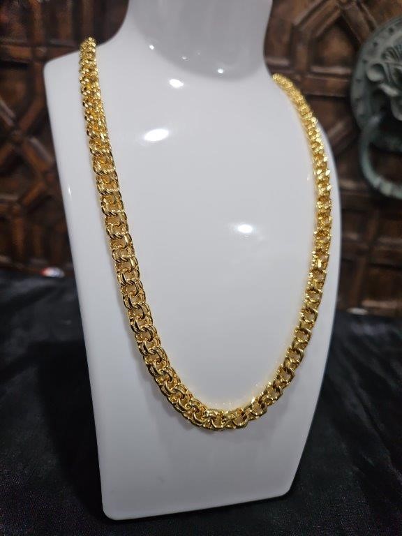 22K/Italy Yellow Gold Filled Chain -(stamped 22K/Italy)60cm